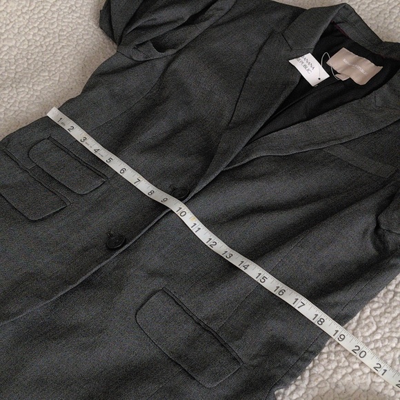 NWT Banana Republic Factory Size 14 Grey Blazer Jacket - Picture 12 of 16